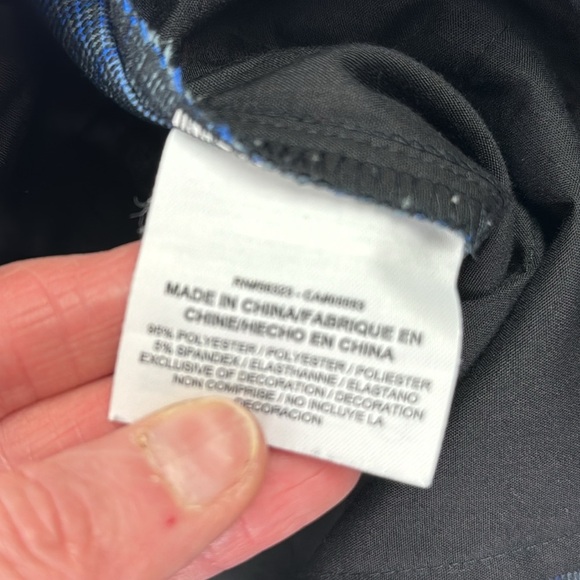 Nike Golf Tour Performance Dri-Fit Men's Blue Plaid Shorts - Picture 7 of 11